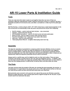 AR-15 Lower Parts Installation Guide: Tools, Assembly & Function Check