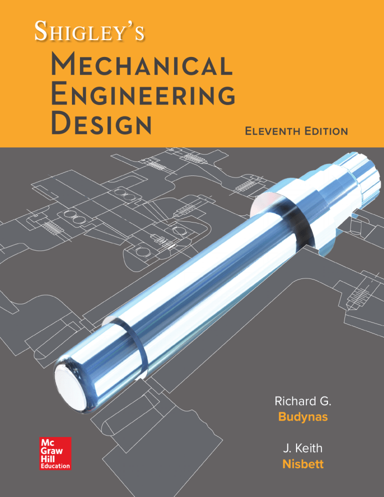 Shigley's Mechanical Engineering Design: Eleventh Edition Textbook