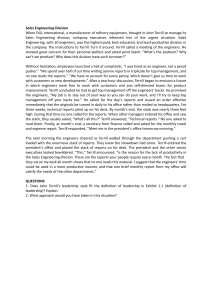 Sales Engineering Leadership Case Study: Turnaround Strategy