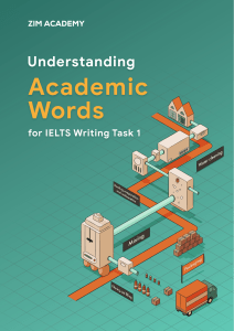 IELTS Writing Task 1: Academic Vocabulary Guide