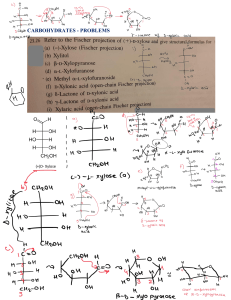 Carbohydrate Chemistry Problems & Solutions