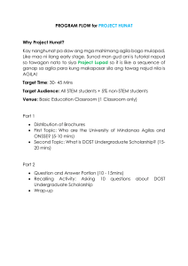 PROGRAM FLOW for PROJECT HUNAT