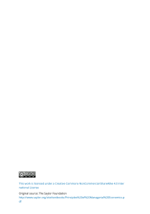 Managerial Economics Textbook: Principles & Applications
