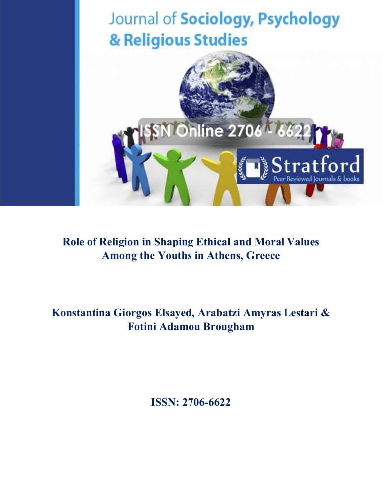 Religion & Ethics: Shaping Youth Values in Athens, Greece