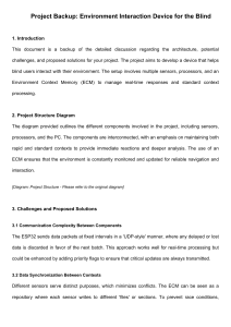 Environment Interaction Device for the Blind: Project Backup