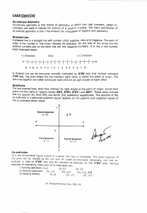Coordinate Geometry: Textbook Excerpt