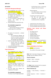 Construction vs Project Management Roles
