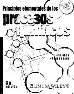Principios elementales de los procesos quimicos
