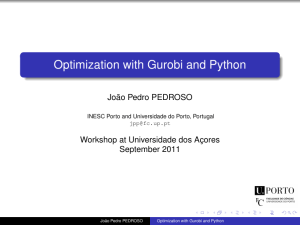 Optimizaci&oacute;n con Gurobi y Python: k-Mediana y k-Centro
