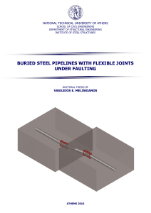 Buried Steel Pipelines Under Faulting: Doctoral Thesis