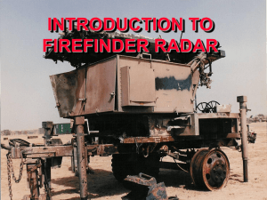 Firefinder Radar: Introduction & Fundamentals