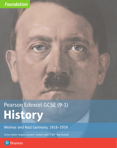 Weimar & Nazi Germany GCSE History Textbook (1918-1939)