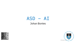 ASD - AI: AI Concepts & Impacts