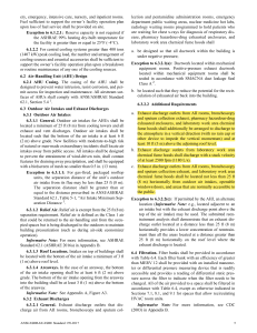 ASHRAE 170 HVAC Design Standard for Healthcare Facilities