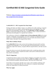 Certified BSE-CE BSE Congenital Echo Preparation Guide Essential Study Resources