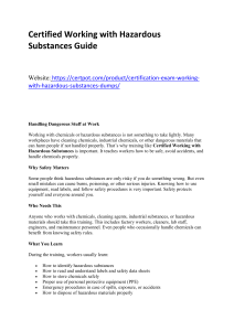 Certified Working with Hazardous Substances Preparation Guide Essential Study Resources
