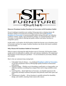 Furniture Outlet in Towcester