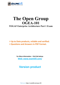 TOGAF OGEA-101 Exam Prep: Questions & Answers