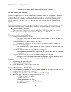 Revenue Recognition, Receivables & Expenses in Accounting (MGT 6000)