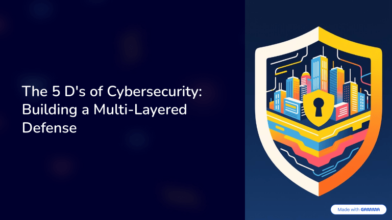 5 D's of Cybersecurity: Multi-Layered Defense