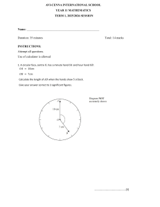Year 11 Maths Exam: Geometry & Calculus Questions