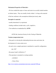 Mechanical Properties of Materials: Stress, Strain, & Testing Methods