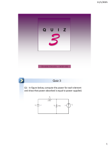 Quiz 3: Obliczanie mocy w obwodach elektrycznych &ndash; MSE 250