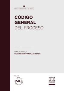 C&oacute;digo General del Proceso - Ar&eacute;valo Reyes