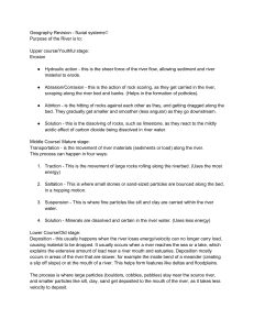 Geography Revision: Fluvial Systems, River Processes & Landforms