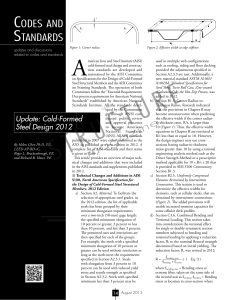 Cold-Formed Steel Design Updates: AISI S100-12 Changes