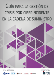 Gu&iacute;a de Gesti&oacute;n de Crisis de Ciberseguridad en la Cadena de Suministro