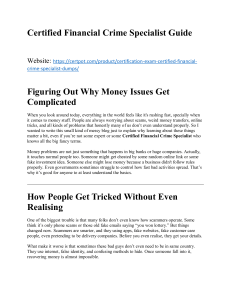 Certified Financial Crime Specialist Preparation Guide Essential Study Resources