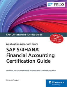 SAP S/4HANA Financial Accounting Certification Guide