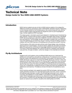 DDR3-1066 UDIMM Design Guide