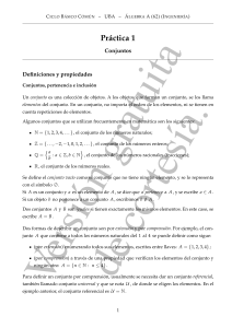 Ejercicios de Teor&iacute;a de Conjuntos - &Aacute;lgebra UBA Ingenier&iacute;a