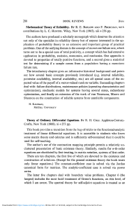 Math Book Reviews: Reliability & Differential Equations