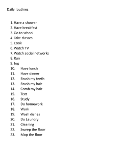 Daily Routines & Simple Present Tense: English Grammar Lesson