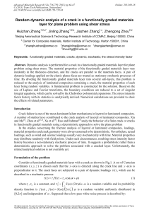 Crack Analysis in Functionally Graded Materials