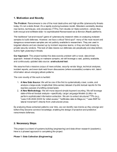 Ransomware Threat Profiling with LLMs: A Data-Driven Cybersecurity Approach