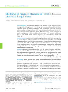 Precision Medicine in Fibrotic Interstitial Lung Disease: A Review