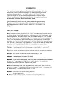 The Last Lesson Study Guide: Alphonse Daudet's Story & Themes