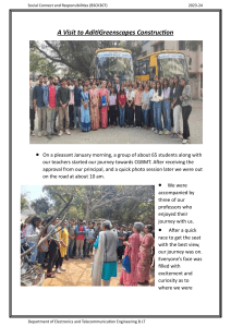 AditiGreenscapes Construction Visit: Sustainable Building & Bamboo