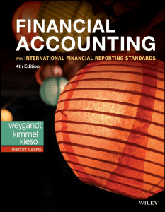 Financial Accounting with IFRS 4th Ed. - Weygandt, Kimmel, Kieso