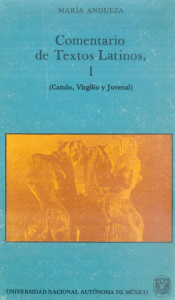 Comentario de Textos Latinos: Catulo, Virgilio, Juvenal