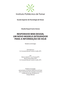 Responsive Web Design: Novo Modelo Integrador para a Informa&ccedil;&atilde;o de Hoje