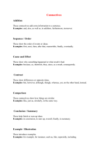 Connectives: Types, Definitions & Examples for Better Writing