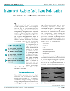 Graston Technique&reg;: Instrument-Assisted Soft Tissue Mobilization (ISTM)