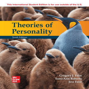Theories of Personality Tenth Edition Textbook