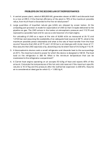 Thermodynamics Problems: Second Law Applications & Calculations