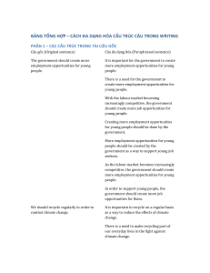 Diversify Sentence Structures in Writing: A Comprehensive Guide